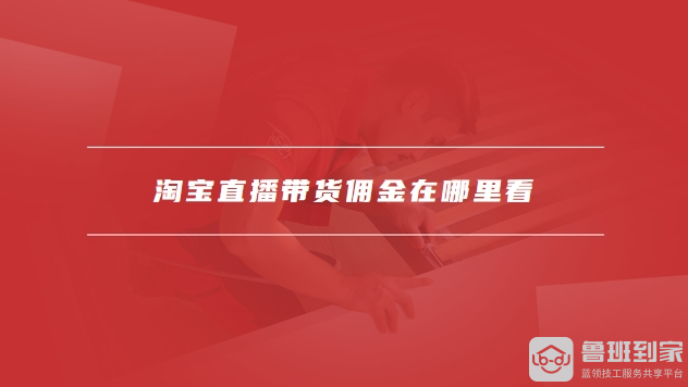 淘宝直播带货