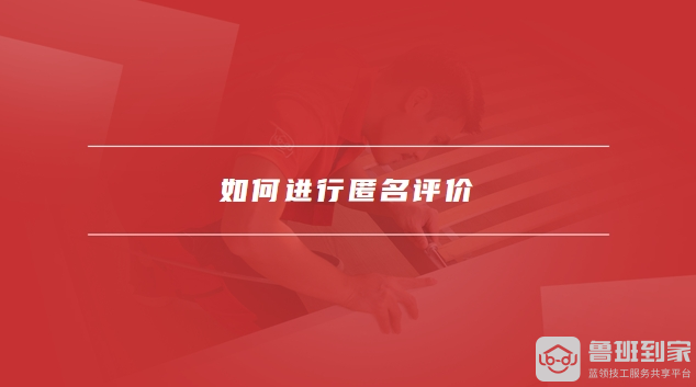 匿名评价什么意思