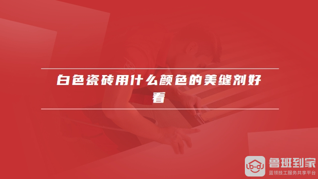 白色瓷砖用什么颜色的美缝剂好看