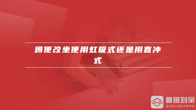 蹲便改坐便