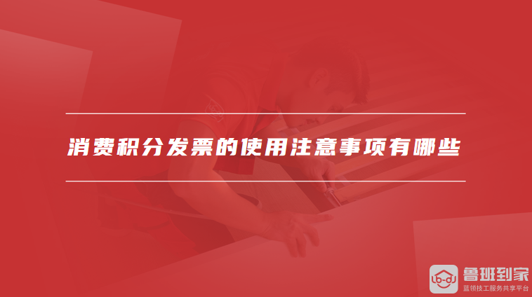 消费积分发票的使用注意事项有哪些