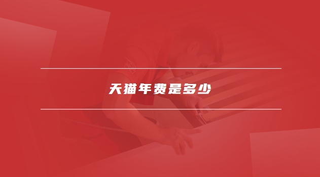 天猫年费