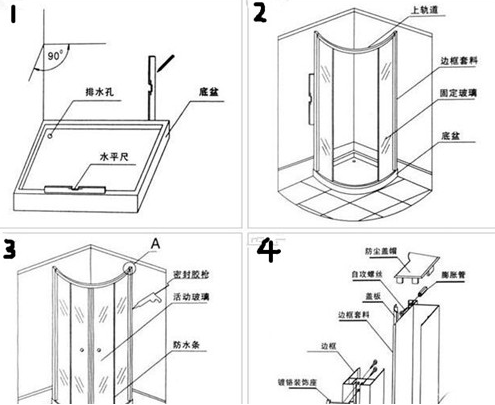 立柱盆安装